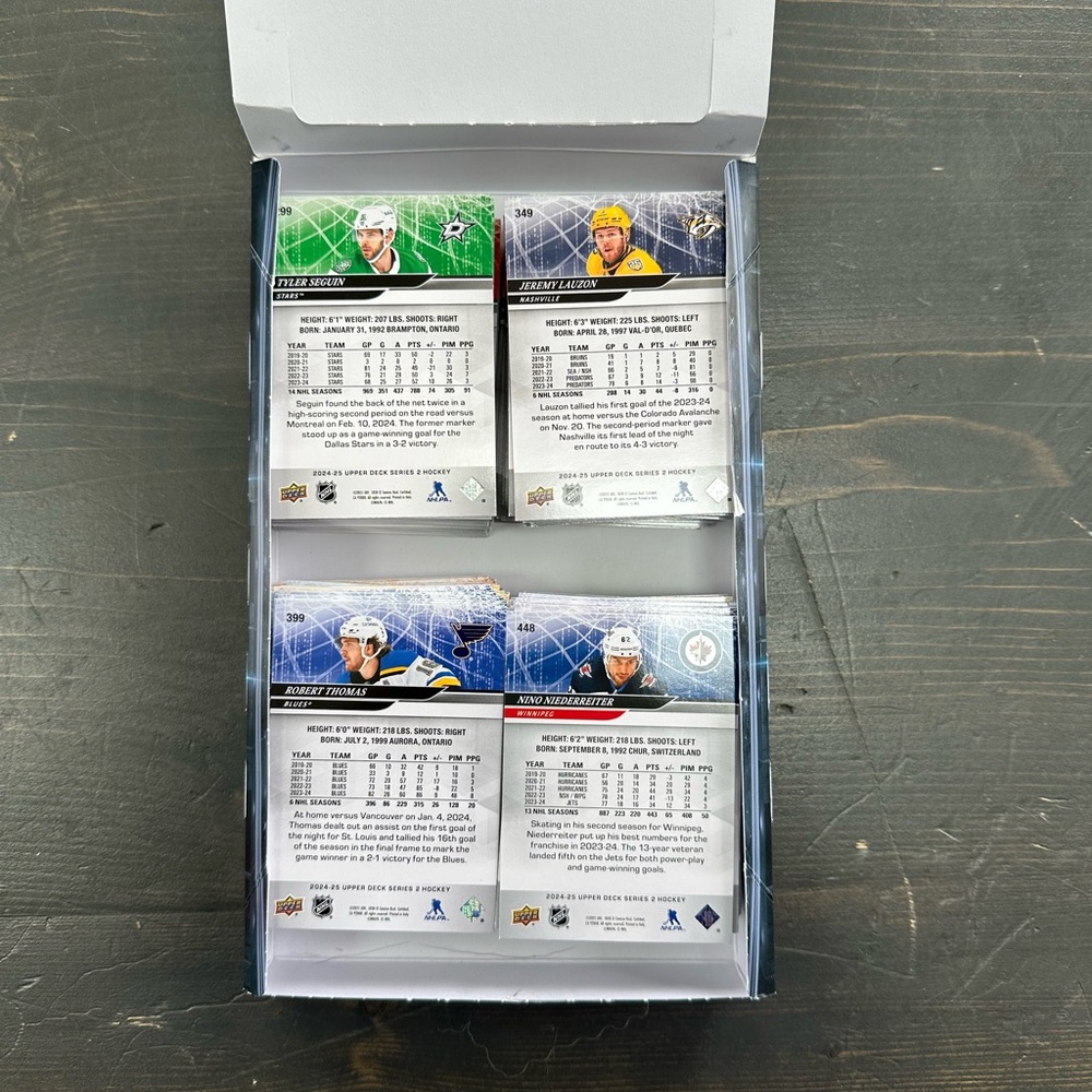 2024-2025 Upper Deck Hockey Series 2 Base Set #251-448